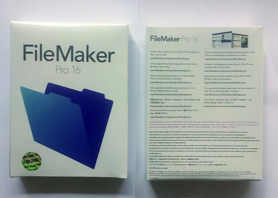 ประเทศจีน เวอร์ชันเต็ม Filemaker Pro Windows ผู้ผลิต