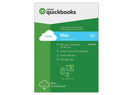 ประเทศจีน Mac Online QuickBooks Desktop 2017 การสมัครสมาชิกซอฟต์แวร์ 1 ปี ผู้ผลิต