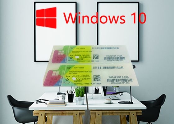 ประเทศจีน สติกเกอร์ Windows Product Key Win 10 Pro COA X20 100% ออนไลน์เปิดใช้งานรหัส OEM 32 / 64bit รหัสสัญญาอนุญาต ผู้ผลิต