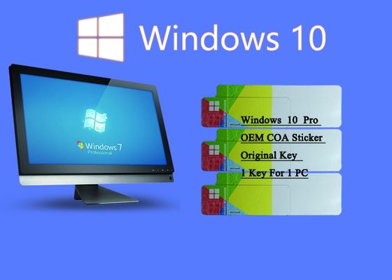 ประเทศจีน 100% ต้นฉบับของ Windows 10 Pro COA Sticker Online เปิดใช้งาน FQC COA X20 ที่ปรับแต่งได้ ผู้ผลิต