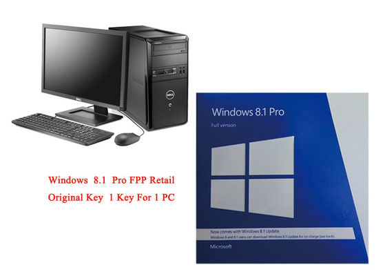 ประเทศจีน เวอร์ชั่นเต็มของ PC เปิดใช้งาน Microsoft Windows 8.1 Pro 64 Bit Software Online ผู้ผลิต