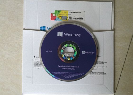ประเทศจีน เวอร์ชั่นภาษาฝรั่งเศส Windows 10 Pro OEM Sticker 64BIT สำหรับพีซียี่ห้อใหม่ ผู้ผลิต