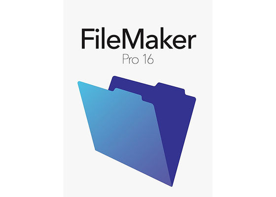 ประเทศจีน ซอฟต์แวร์ Professional Filemaker Pro 16 สำหรับ Win 10 และ Mac OS X ผู้ผลิต