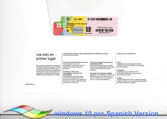 ประเทศจีน OEM Sticker เปิดใช้งาน Windows 10 Product Key / Windows Ten Pro ผู้ผลิต