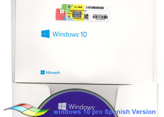 ประเทศจีน เวอร์ชันภาษาสเปนสติกเกอร์ Windows Oem 10 สำหรับเครื่องพีซีที่บ้าน Windows Coa Sticker ผู้ผลิต