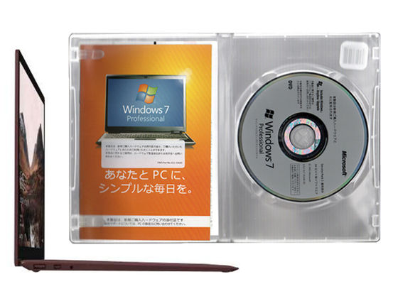 ประเทศจีน ซอฟต์แวร์ระบบเดิม 100% Windows 7 / Win 7 Fpp DVD Media ผู้ผลิต