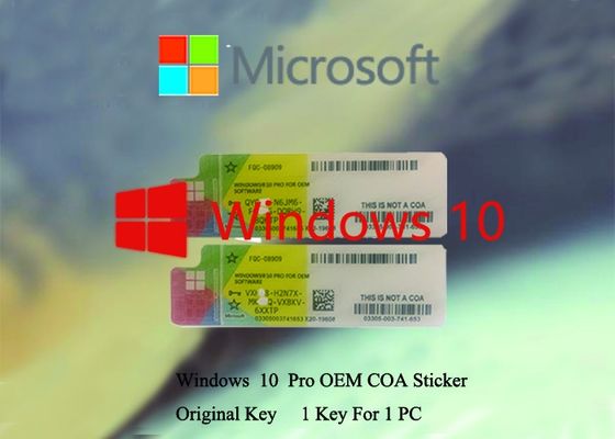 ประเทศจีน ผลิตภัณฑ์หลักของ Windows 10 ทำงานเป็นหลักแบบ Serial KEY COA X20 หลายภาษา ผู้ผลิต