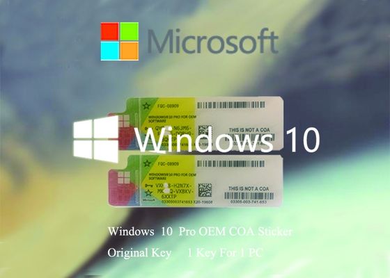 ประเทศจีน ซอฟต์แวร์หลักของ Windows 10 สำหรับการทำงานแบบเป็นแบบ Serial KEY Multi Language Software ผู้ผลิต