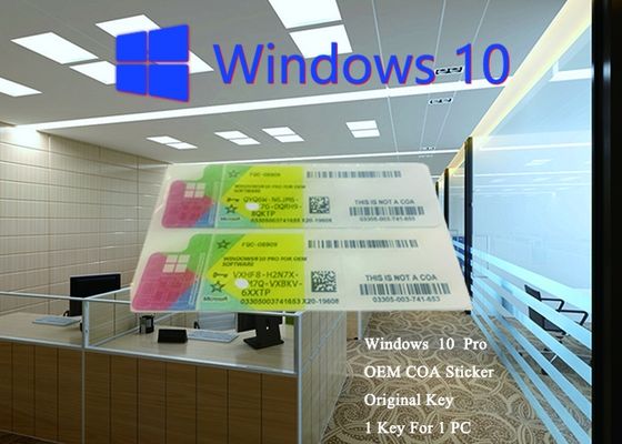 ประเทศจีน คีย์ผลิตภัณฑ์ Key Enterprise Key สำหรับ Windows 10 Pro, การเปิดใช้งานแบบ 64 บิตออนไลน์ ผู้ผลิต