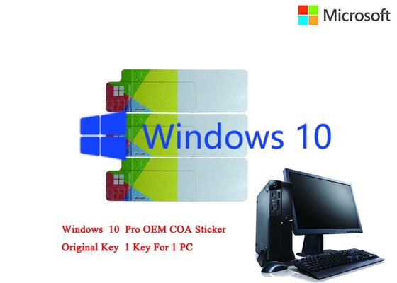 ประเทศจีน ภาษาเกาหลี Windows 10 Pro COA Sticker License ออนไลน์เปิดใช้งาน FQC แบบกำหนดเองได้ ผู้ผลิต