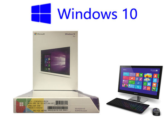 ประเทศจีน โปแลนด์ Windows 10 Pro Retail USB 3.0 64 บิตการเปิดใช้งานคีย์การ์ดออนไลน์แบบเดิมชนะ 10 USB Home ผู้ผลิต