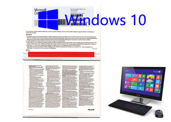 ประเทศจีน Microsoft Windows 10 Pro OEM ไม่ได้ใช้ภาษาอิตาลีที่สำคัญการเปิดใช้งานซอฟต์แวร์ออนไลน์ใหม่ ผู้ผลิต