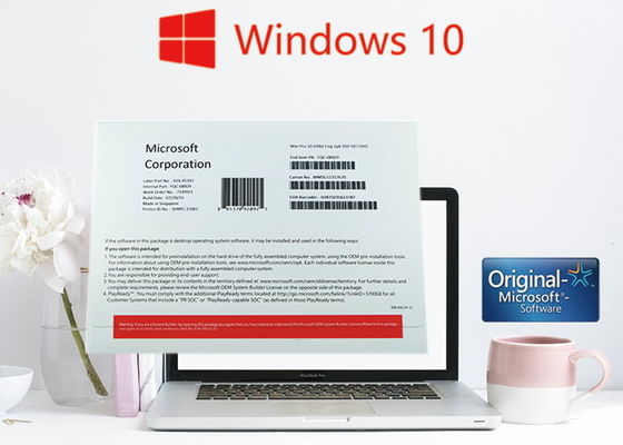 ประเทศจีน Windows Pro Sticker / สติกเกอร์ OEM ของ Windows 10 สำหรับ OEM ไม่มีข้อ จำกัด ด้านภาษา ผู้ผลิต